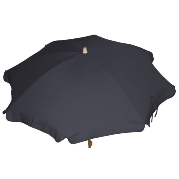 Parasol rond ⌀ 200 cm gris anthracite - TENDANCES ET CREATIONS