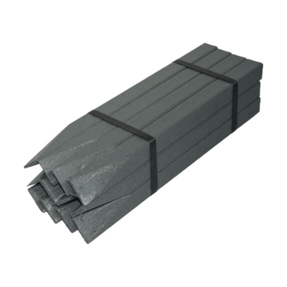 Piquet Recyclat plastique gris clair H.35cm lot de 12 - RECYLAT