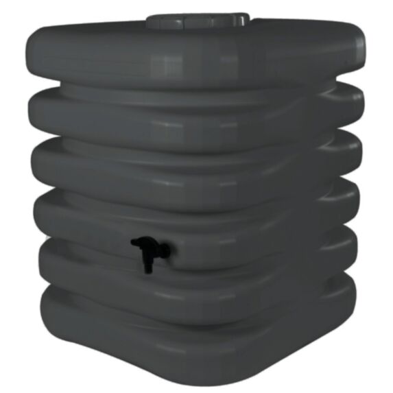 Récupérateur à eau Cubique 1000L 100x105x120cm anthracite - BELLI