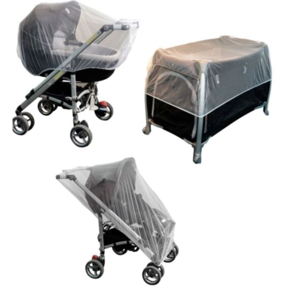 Moustiquaire élastique universelle 130 x 70 x 33 cm blanc