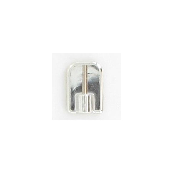 Supports adhesifs x4 - chrome