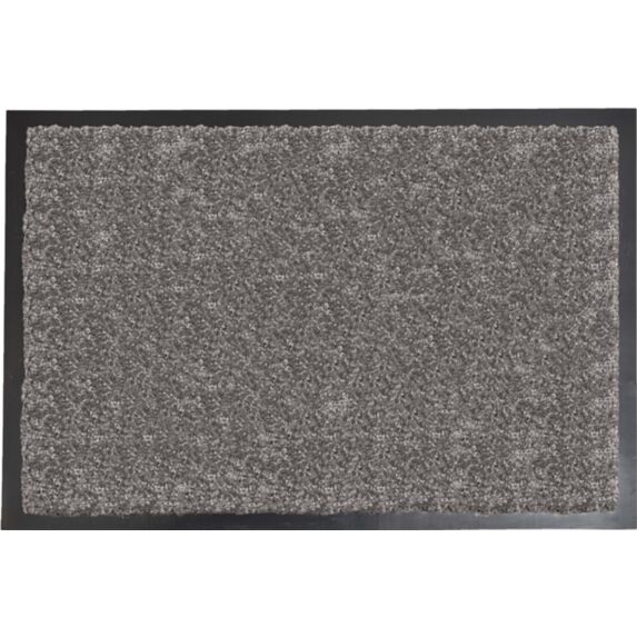 Tapis baptiste polyamide/pvc taupe - 60 x 40 