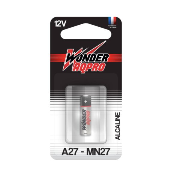 Pile Alcaline A27 12V Wonder Type V27A