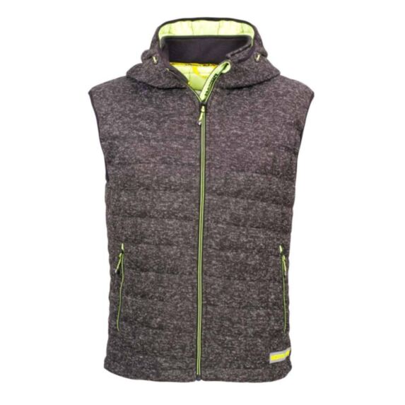 Gilet Teddy 3XL noir/jaune fluo