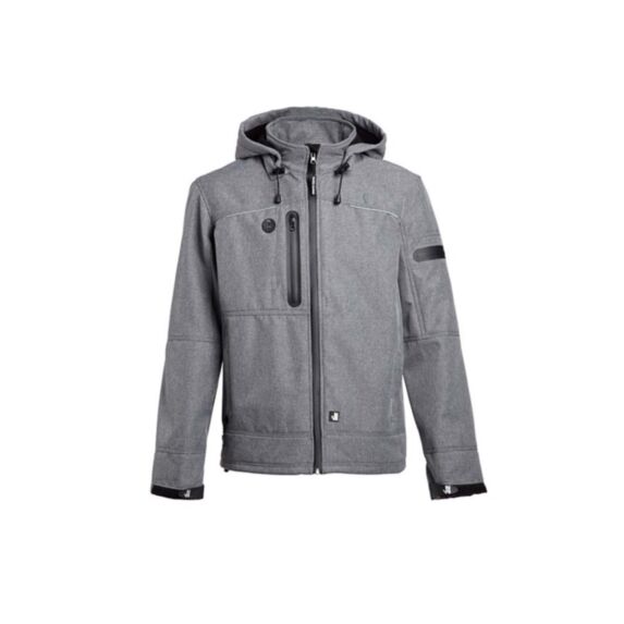 Blouson Flores gris chiné 3XL - NINE WORTHS