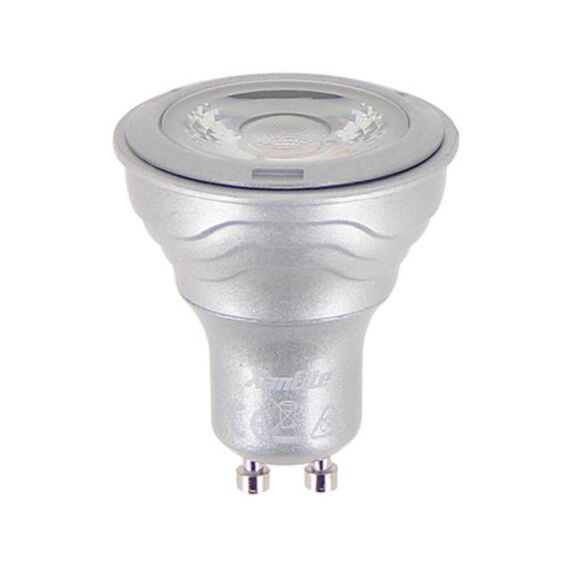 Ampoule led SMD transparent GU10 345lm 90° 5W blanc chaud - XANLITE