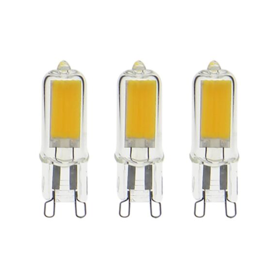 Ampoules LED Capsule G9 200lm 2700K transparent x3 - XANLITE