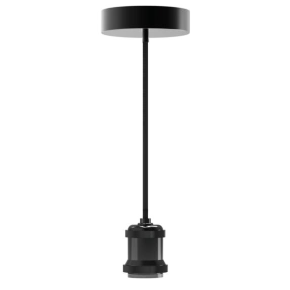 Suspension en Aluminium E27 Noir - XANLITE