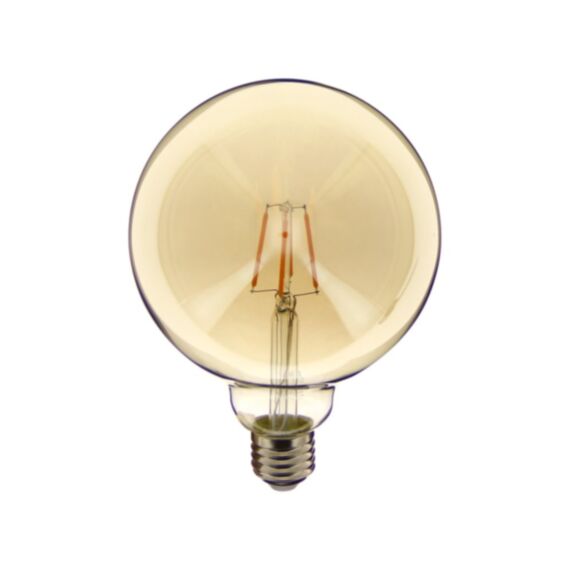 Ampoule filament LED G125 E27 16,7x12,5cm fumé blanc chaud 230lm - XANLITE