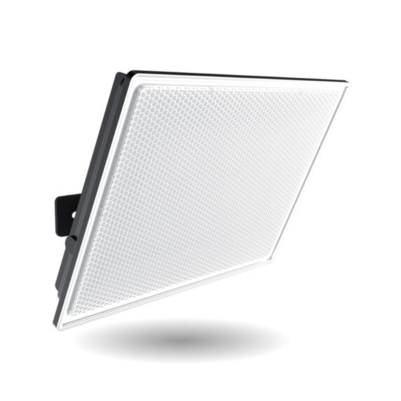 Projecteur mural noir led IP65 détecteur mouvement 11000Lm 100W 6500K - XANLITE