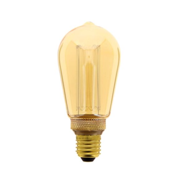 Ampoule LED ST64 Hologramme Edison ambrée culot E27 200 L 20W 1800K - XANLITE