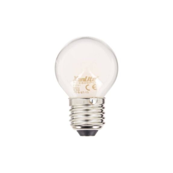 Ampoule Filament LED P45 opaque culot E27 806 L 2700K blanc chaud - XANLITE