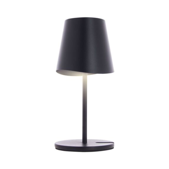 Lampe à poser métal 37cm noir USB rechargeable - XANLITE