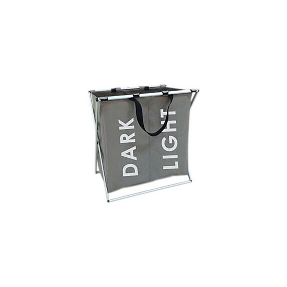Panier à Linge Aluminium/Polyester - MSV