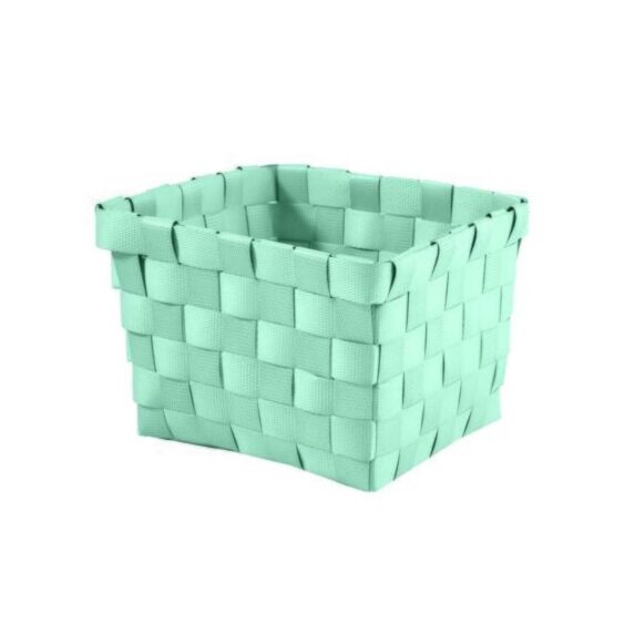 Panier de Rangement 14x14x9cm Vert Pastel - MSV