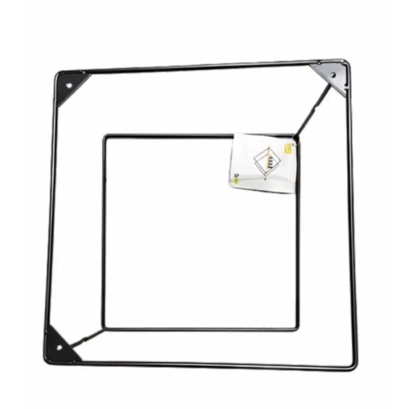 Equerre design Square 40 x 40 cm métal noir - DECO SYSTEM