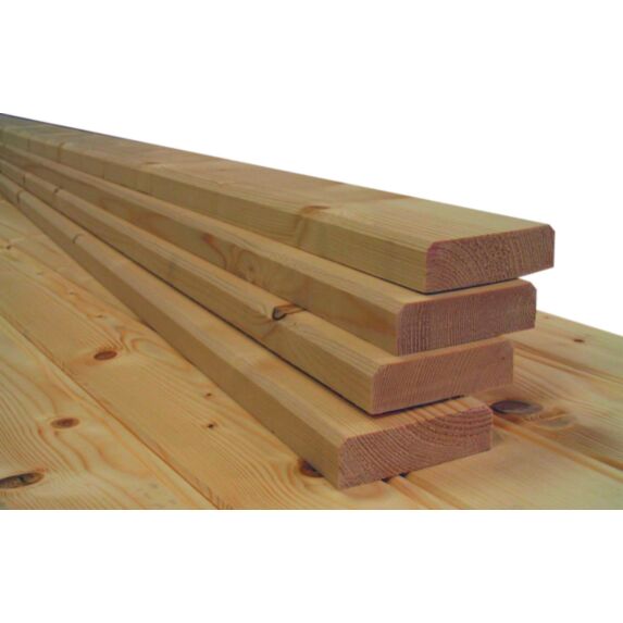 Lot de 4 barres écharpe  27 x 88 mm - sapin