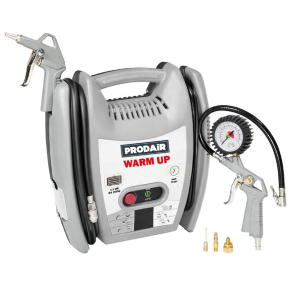 Compresseur Warm Up 1,5CV sans cuve avec accessoires - PRODAIR