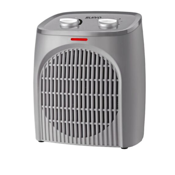 Chauffage soufflant électrique mobile salle de bain Souffleo 20m² 2000W gris - SUPRA