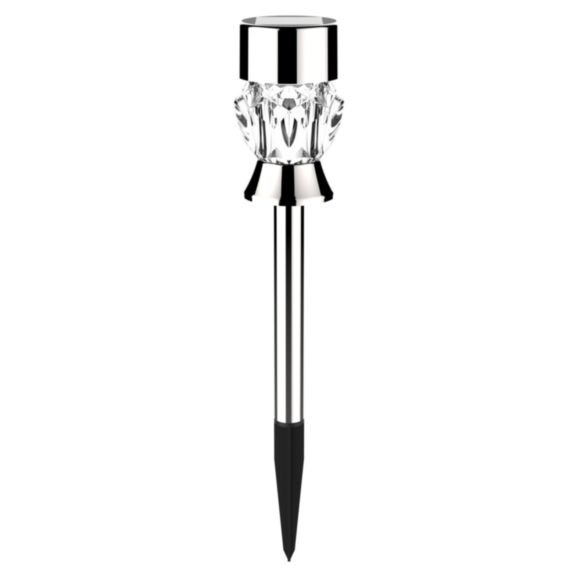 Spot solaire Inox verre H.36cmx22,5cm - GALIX