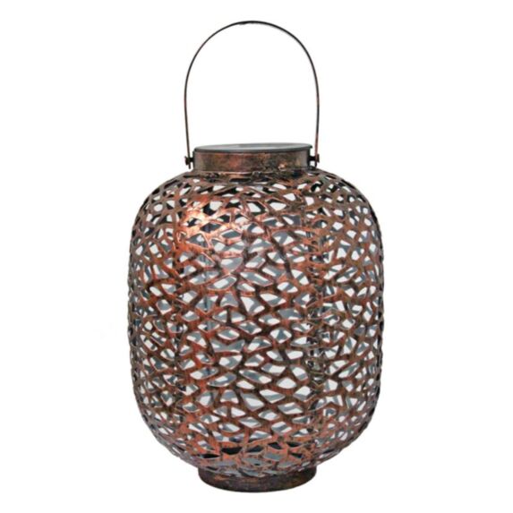 Lanterne solaire métal design rétro - GALIX