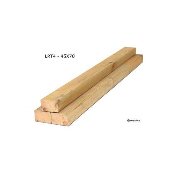 Lambourde 45 x 70 - 3m traité classe 4 - DEBARGE BOIS