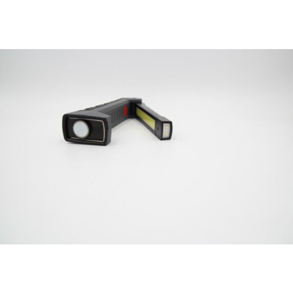 Lampe torche pliable orientable aimantée 34,6cm noir