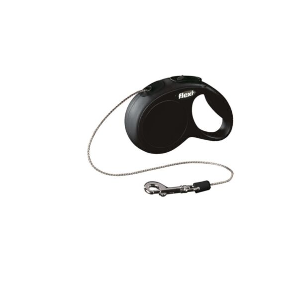 Flexi Laisse Corde New Classic XS 3m Noir - ZOLUX