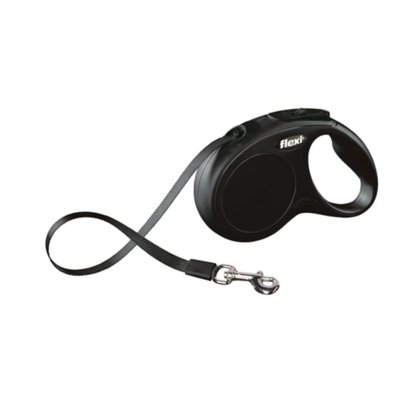 Laisse sangle Newclassic tape s 5m noir