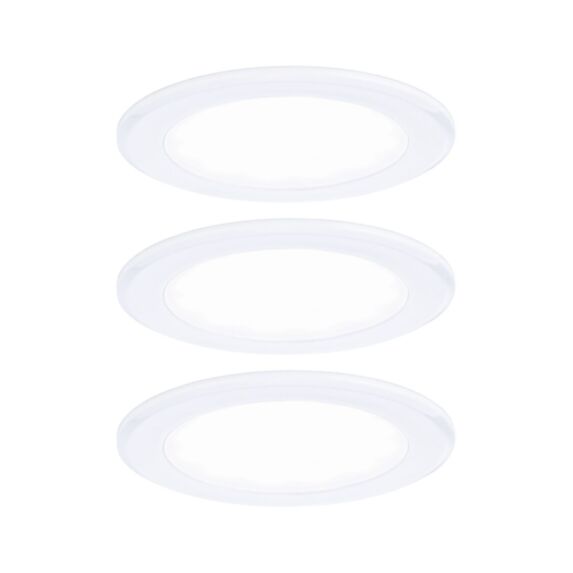 Encastré LED meuble Ø65mm x3 2,5W 4000K blanc - PAULMANN