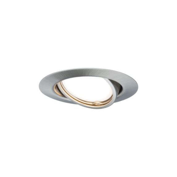 Kit 3 encastrés LED Base 3x5W 230V acier brossé
