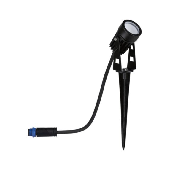 Spot à Piquer Extérieur Plug&Shine 3,5W IP65 3000K Noir