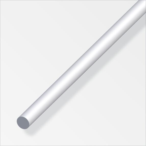 Profilé rond plein alu ø 4 mm l. 1 m