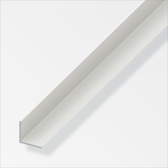 Cornière PVC 20x20x1m blanc