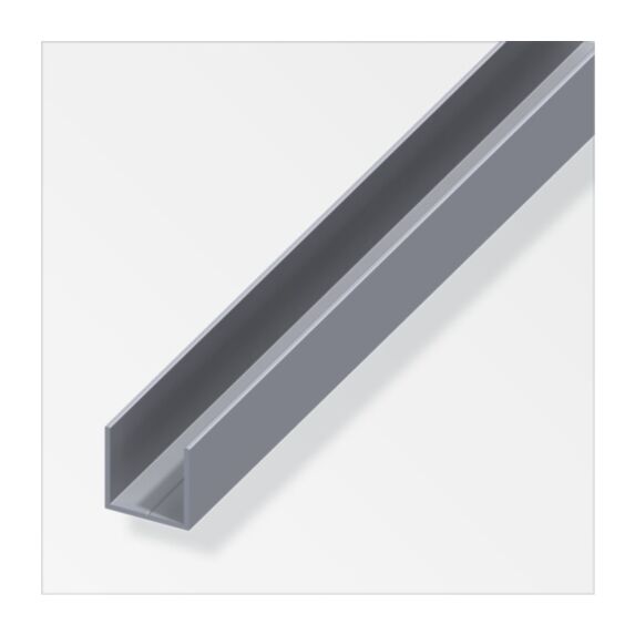 Profilé combitech u carré pvc 7,5 x 7,5 mm l. 1 m