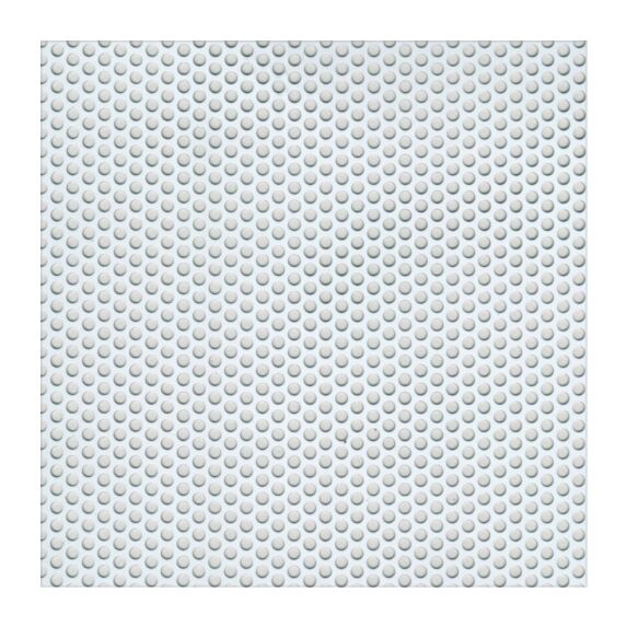 Tôle perforée rond alu ø 1,5 mm dim. l. 500 x l. 250 mm