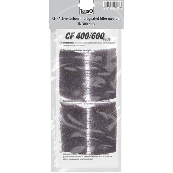 Mousse Filtrante Aquarium Charbon Actif Tetra In 400/600 Plus - TETRA