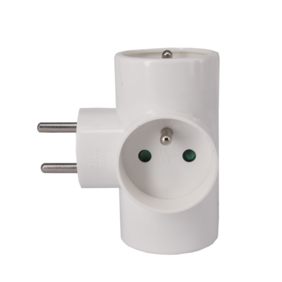Prise électrique Triplite 3 x 2P+T NF 16A