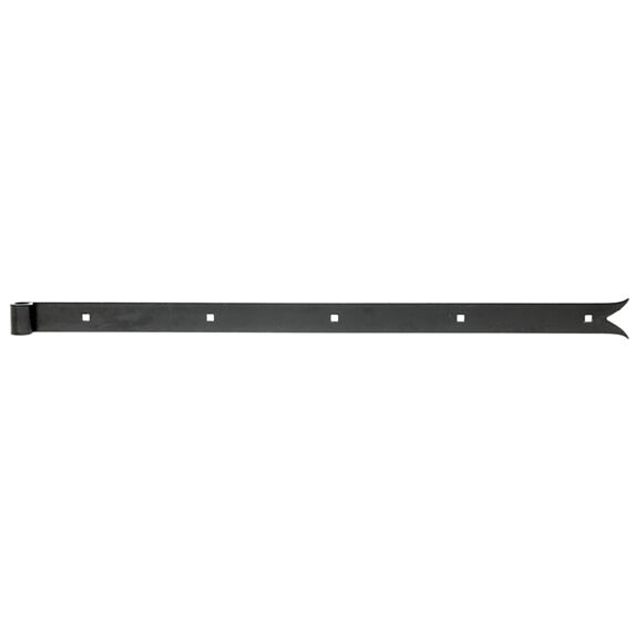 Penture bout queue de carpe Ø14mm 3,5x70cm noir - ALBERTS