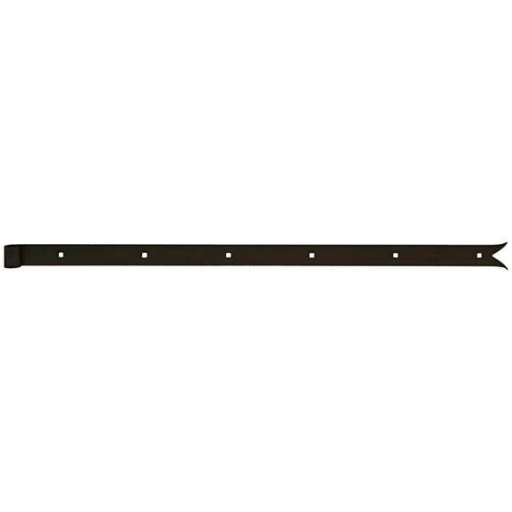Penture bout queue de carpe Ø14mm 3,5x80cm noir - ALBERTS
