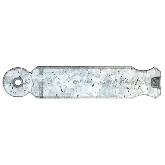 Patte à scellement arrondie Ø5,5mm 3x14x0,25cm - ALBERTS
