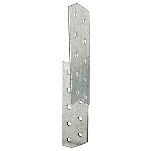 Équerre renvoyée 32x170x2mm Ø5mm 20 trous - ALBERTS