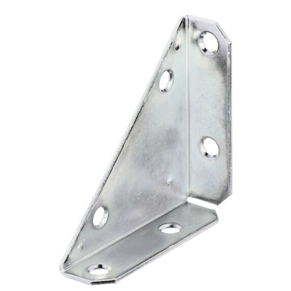 Coin métallique 105x75x2mm Ø5mm 6 trous - ALBERTS