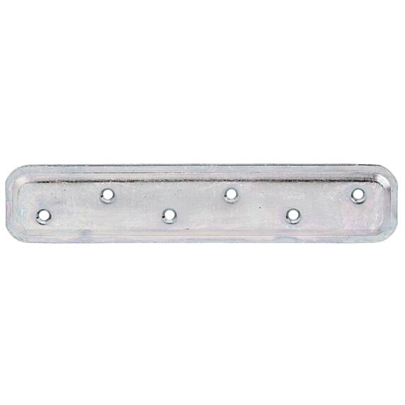 Platine d'assemblage emboutie 40x180x2mm Ø4,5mm 6 trous - ALBERTS