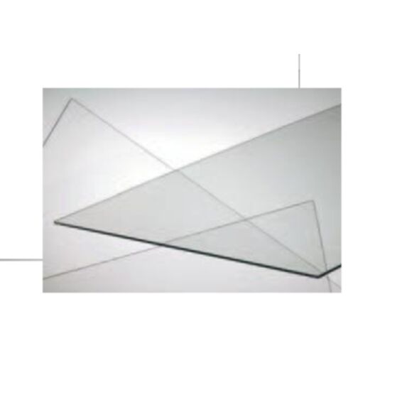 Plaques planes transparentes gamme standard 200x100 cm +/- 5 mm - PLASTI-BAT