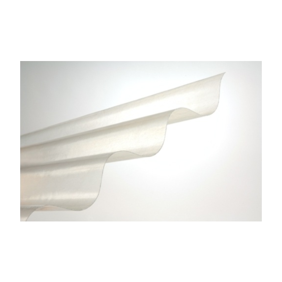 Plaque ondulée GO177/51 polyester 1,52x0,92m 7mm