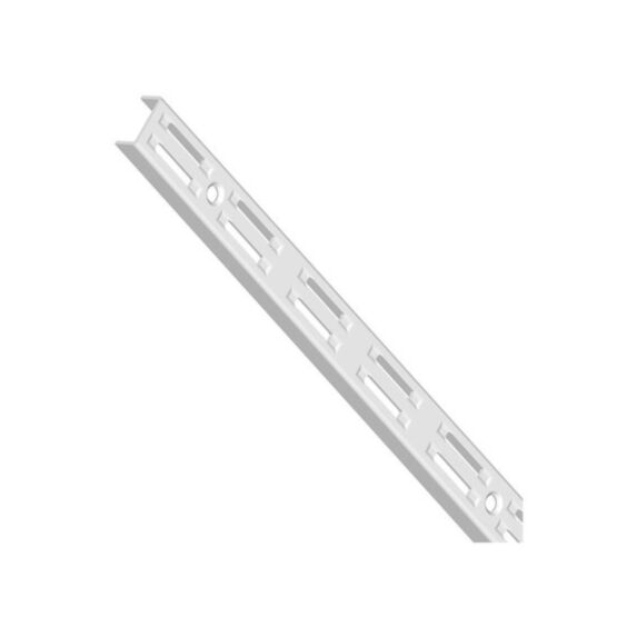 Crémaillère double blanche 50 x 1500 mm