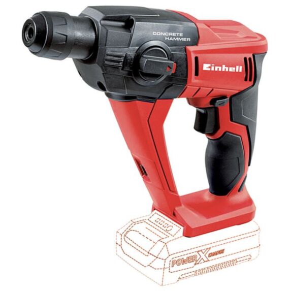 Marteau-perforateur sans fil TE-HD 18 Li - Solo Power X-Change - EINHELL