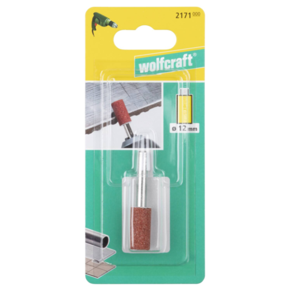 Meule abrasive sur tige Ø12mm - WOLFCRAFT