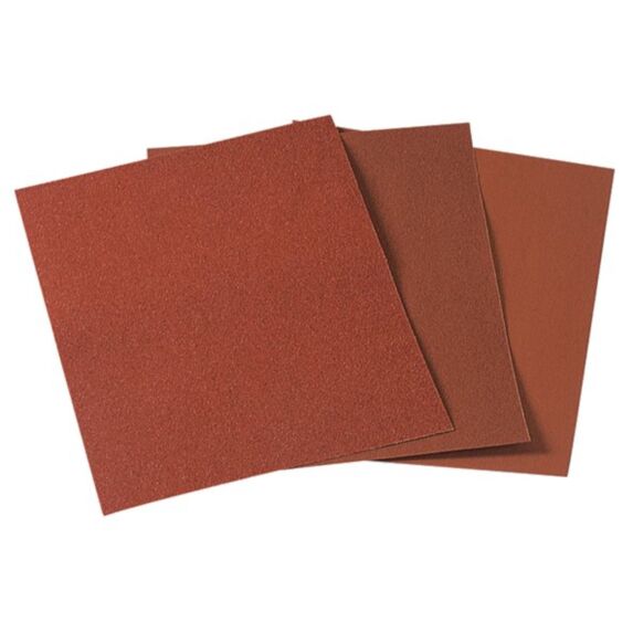 Feuille abrasive papier corindon WOLFCRAFT grain 240